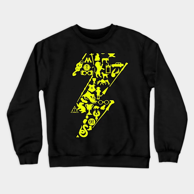 Potter Bolt Crewneck Sweatshirt by ArtbyMyz